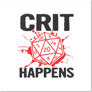 Crit Happens Posters and Art